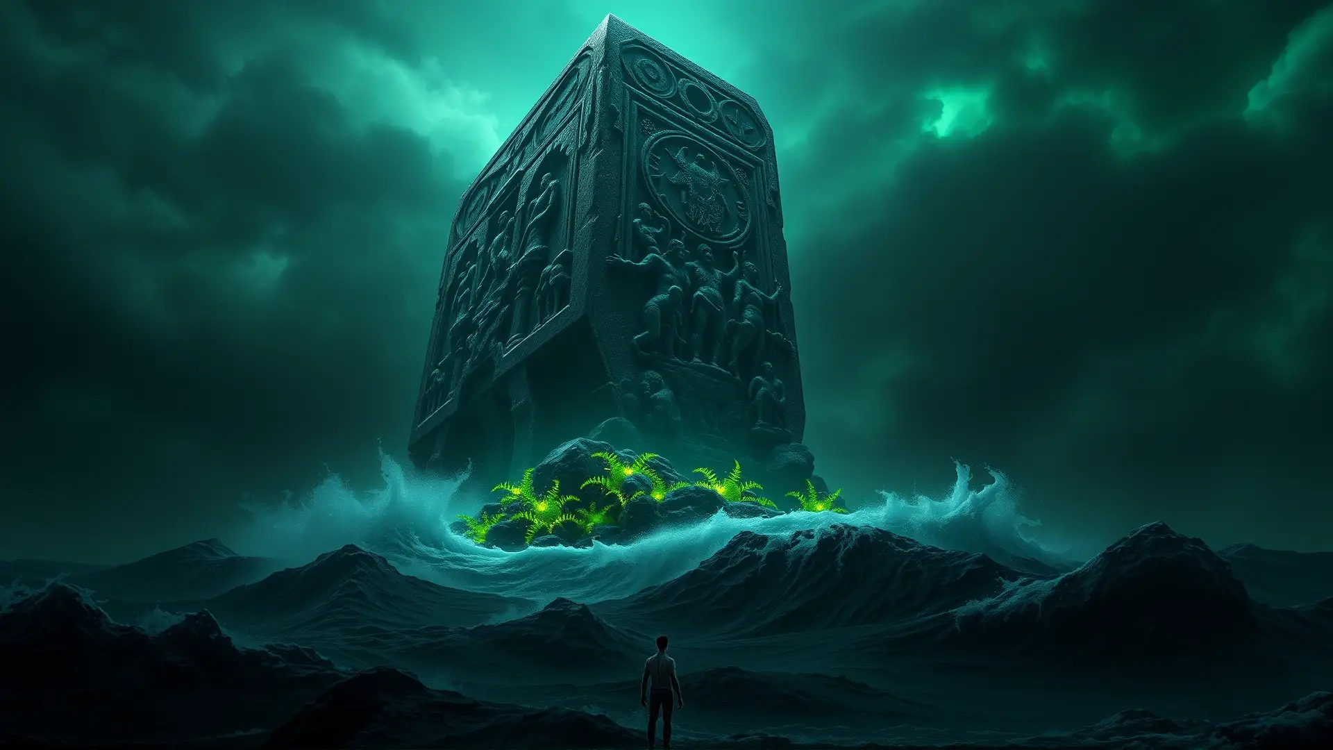 Un monolito alienígena inspira horror cósmico