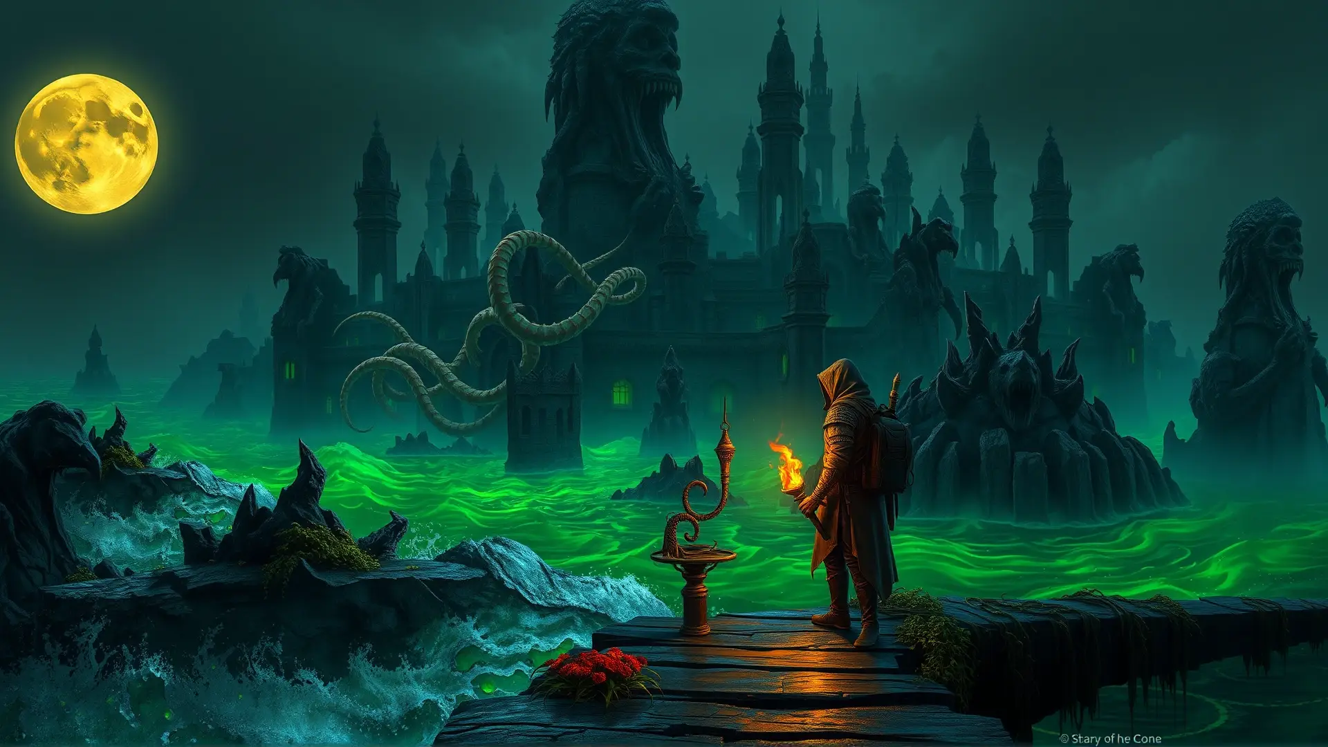 Ciudad infernal aguarda al aventurero solitario