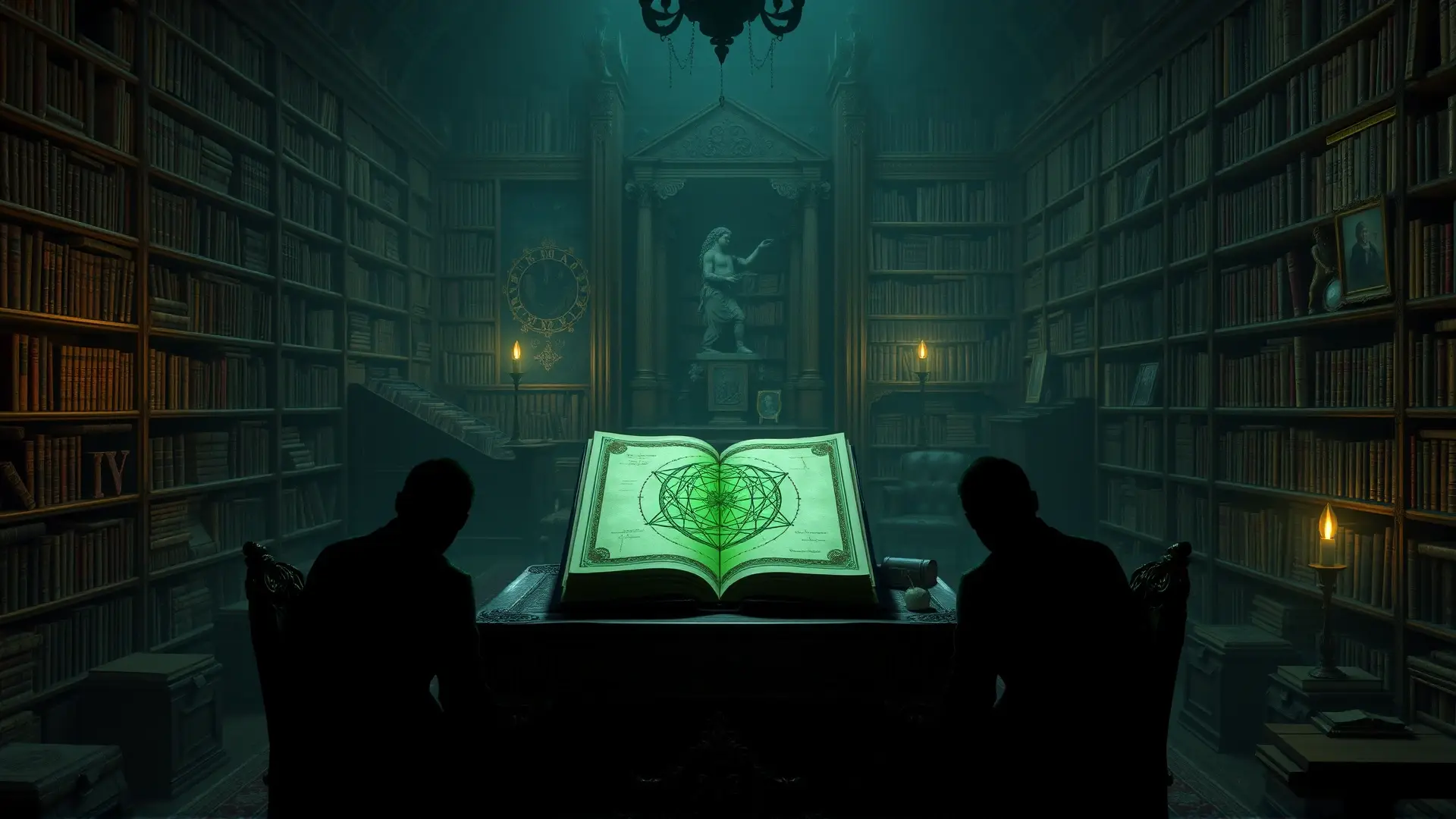 Obsesión arcana y demencia en una biblioteca