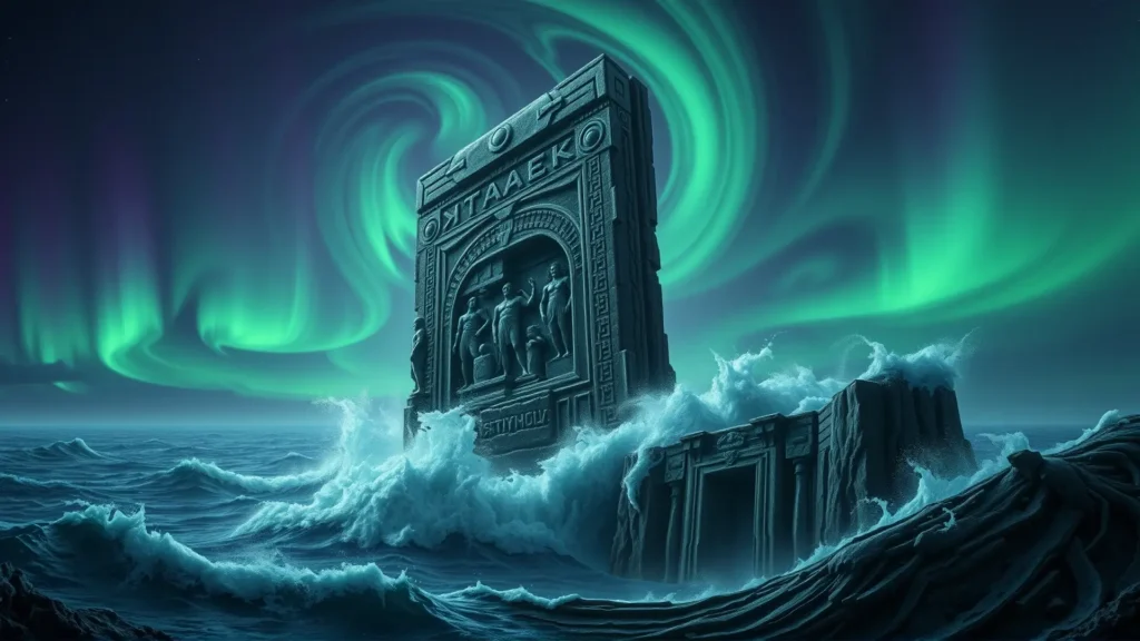 Monolito alienígena evoca terror cósmico abrumador