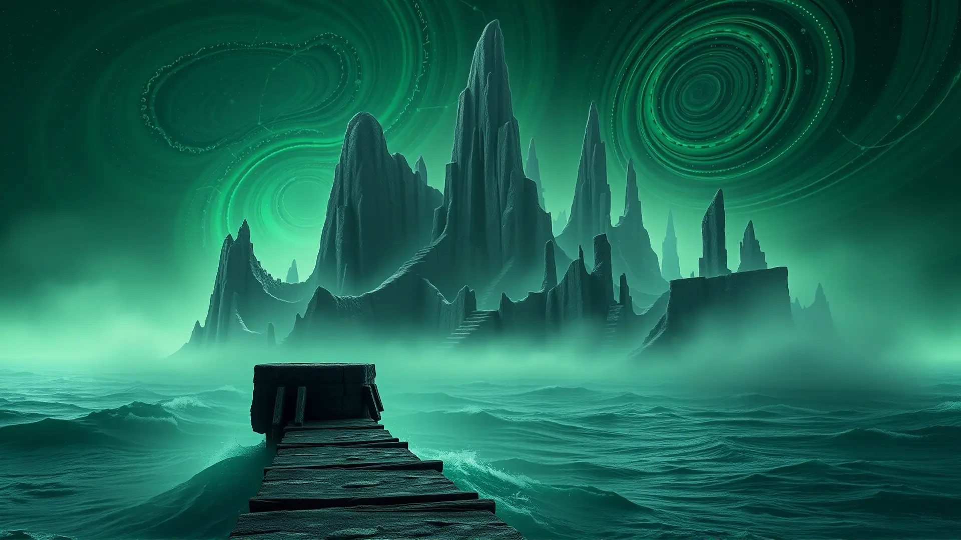 Ciudad ciclópea y decrépita inspira horror cósmico