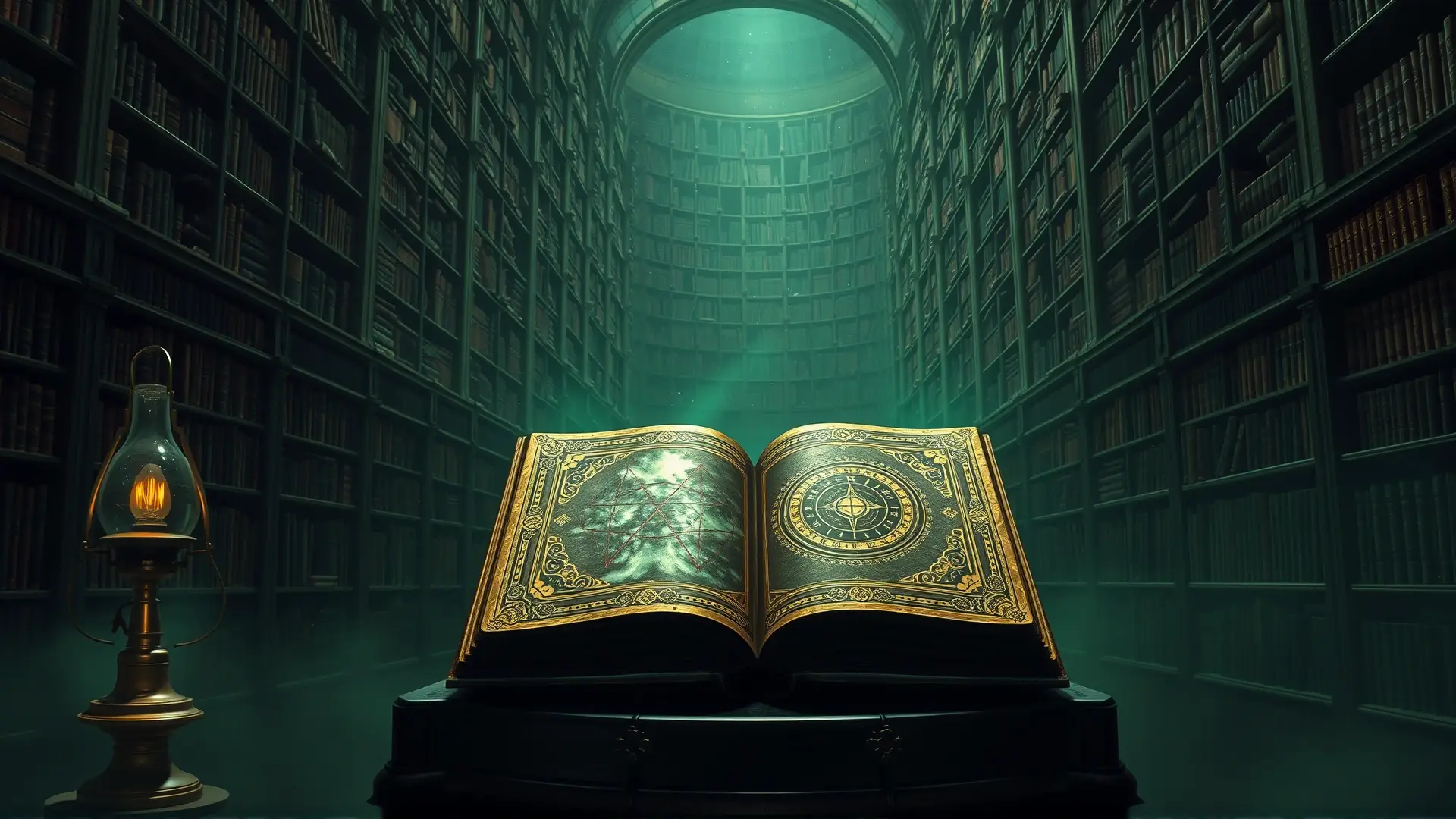 Una biblioteca antigua guarda horrores cósmicos