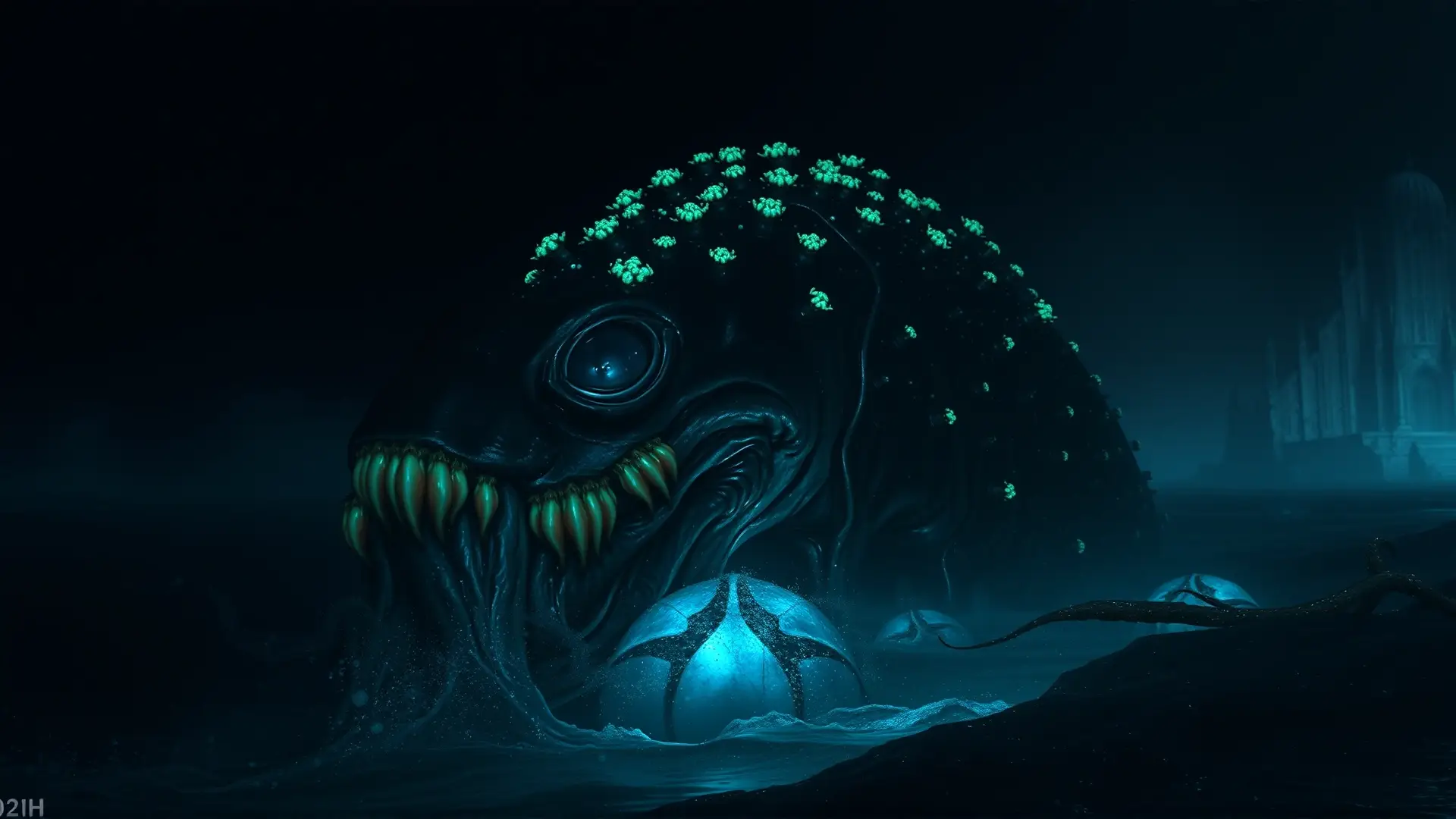 Una monstruosa criatura emerge de las profundidades abisales