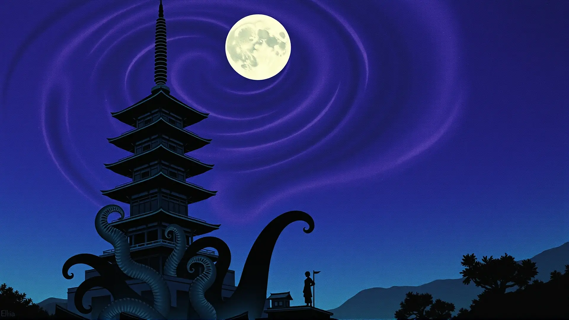 Pagoda ancestral amenazada por cósmico horror