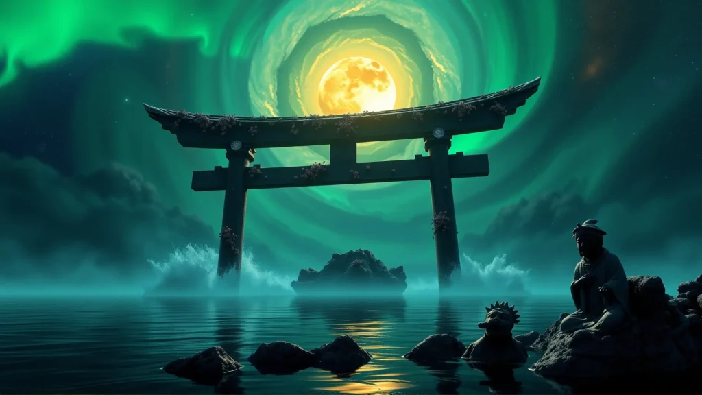 Un portal ancestral emerge en caos cósmico