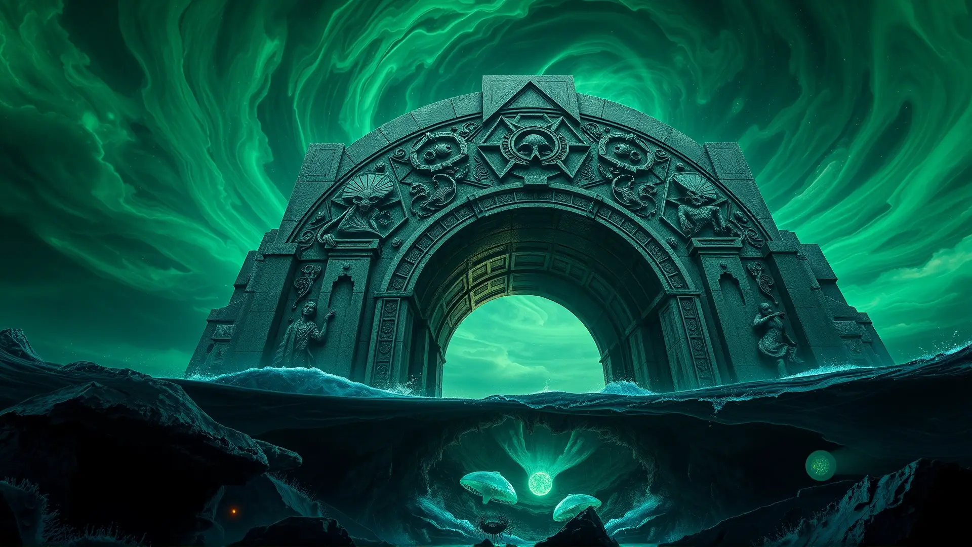 Un portal ancestral evoca horror cósmico