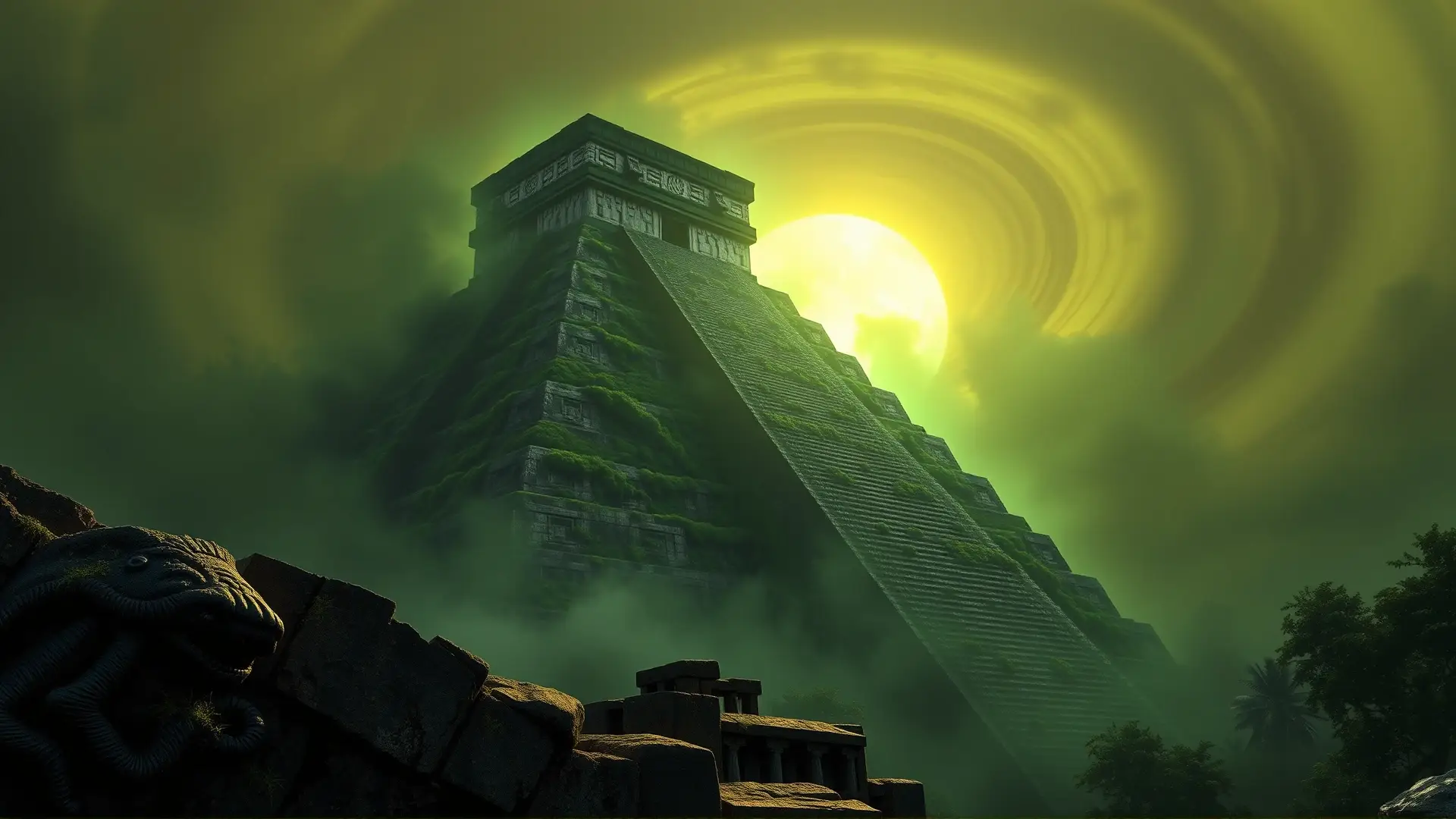 Pirámide antigua, inquietante y lovecraftiana se revela