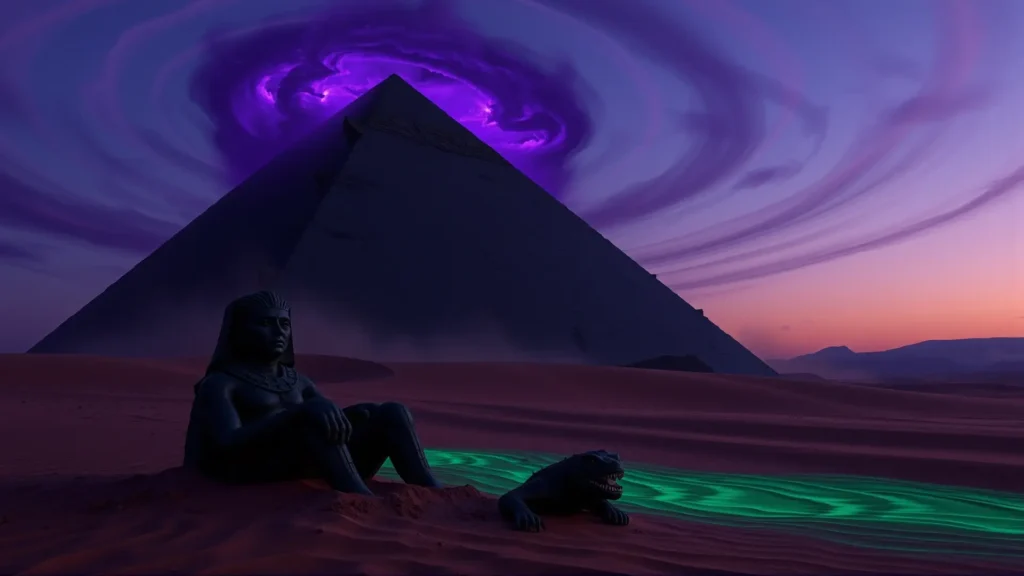 Pirámide alienígena evoca horror cósmico ancestral