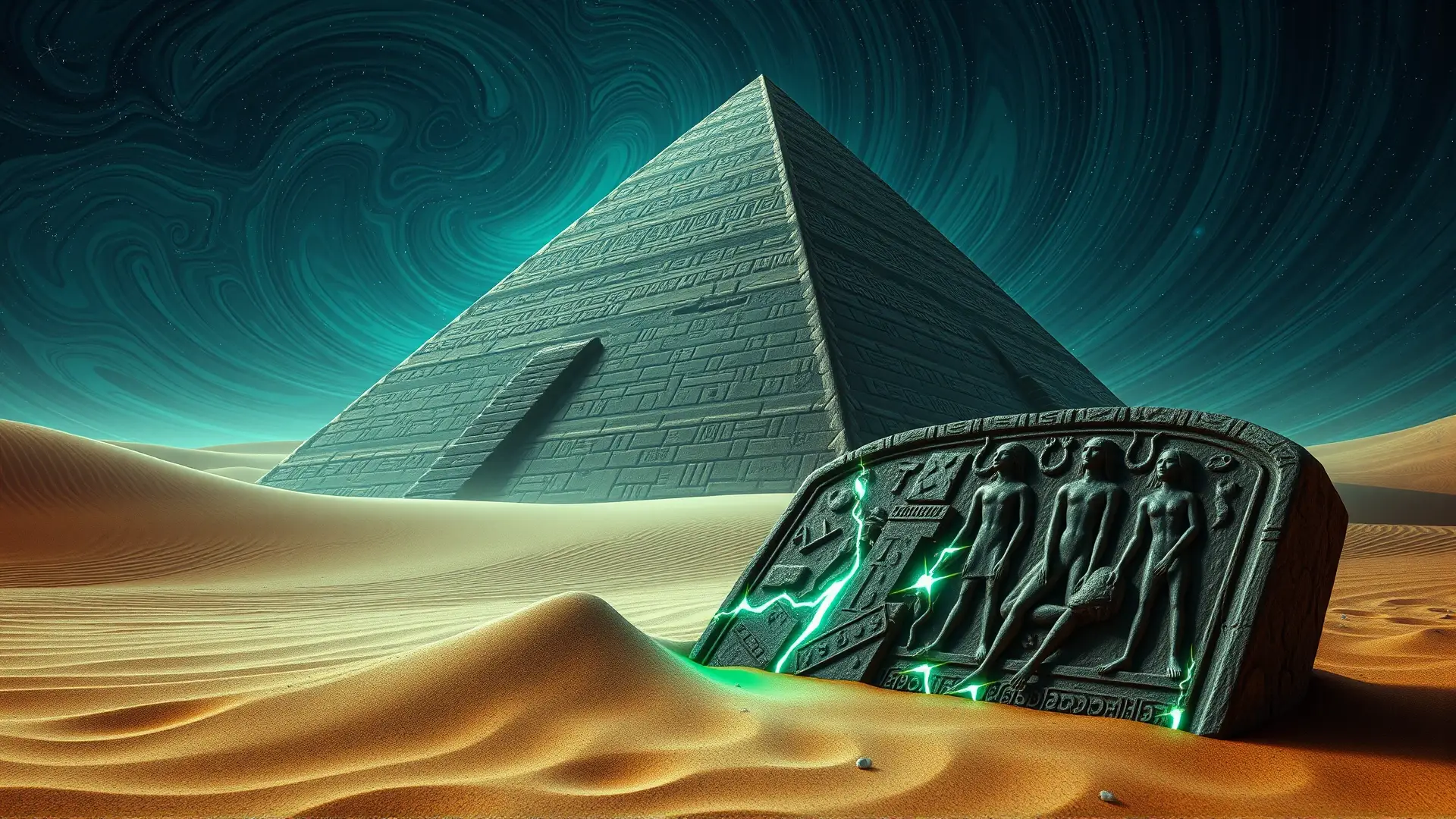 Pirámide alienígena emerge con horror cósmico