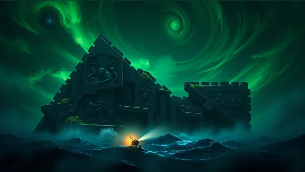 Una estructura alienígena emerge